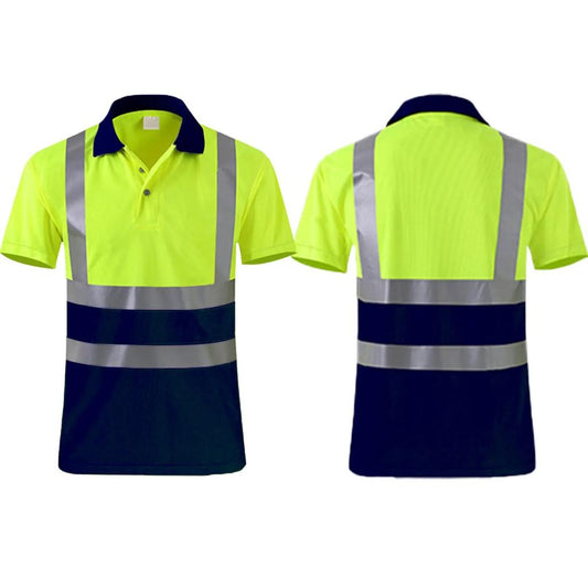 Dressworks Hi Vis Polo Short Sleeve Yellow